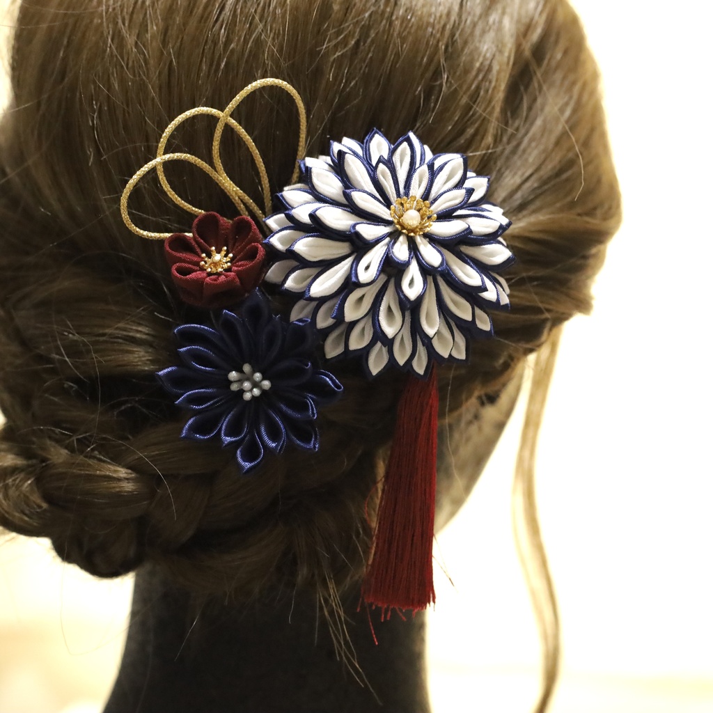 *T_500*【送料込】つまみ細工 髪飾り オプション品