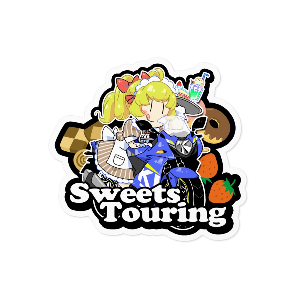 スイーツ巡りステッカー