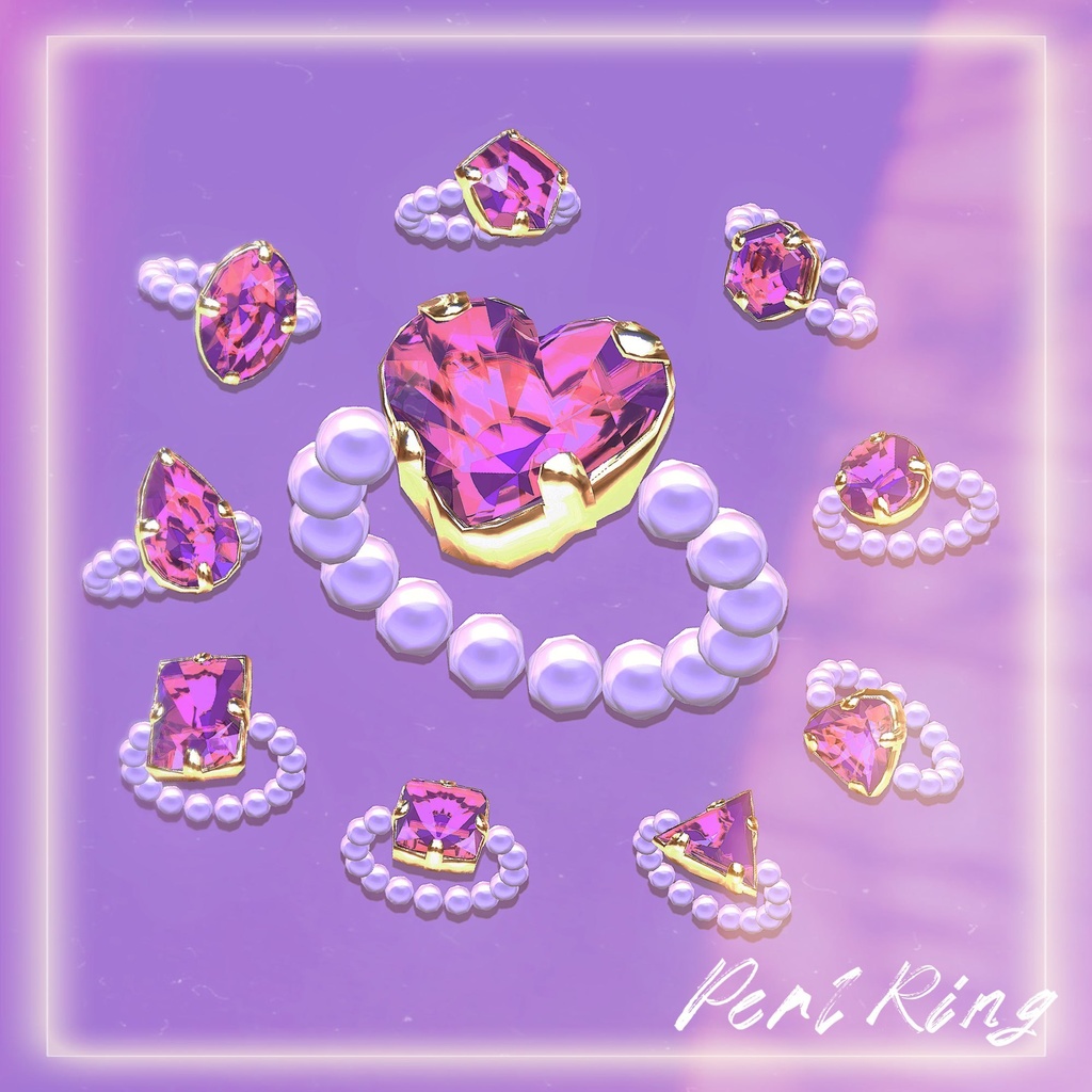 【全20種shop open記念無料版あり】pearlring/パールリング