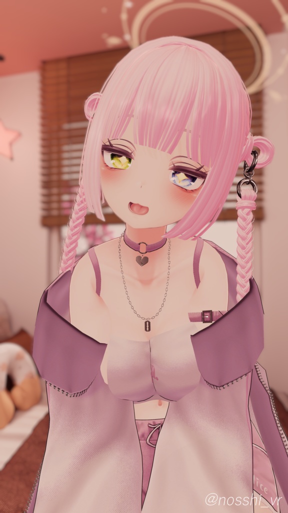 【18アバター対応】Twin♡Ring♡Tail 【VRChat想定】