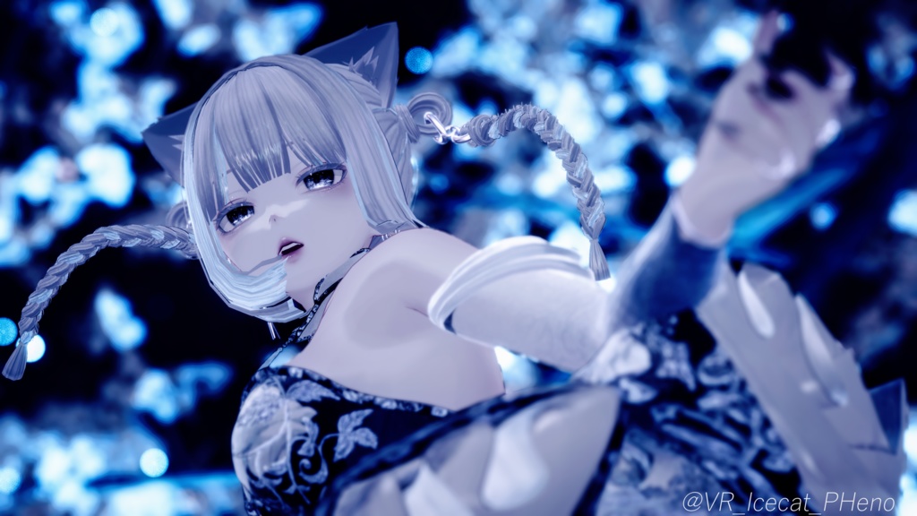 【18アバター対応】Twin♡Ring♡Tail 【VRChat想定】