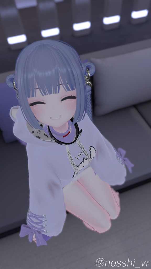 【18アバター対応】Twin♡Ring♡Tail 【VRChat想定】