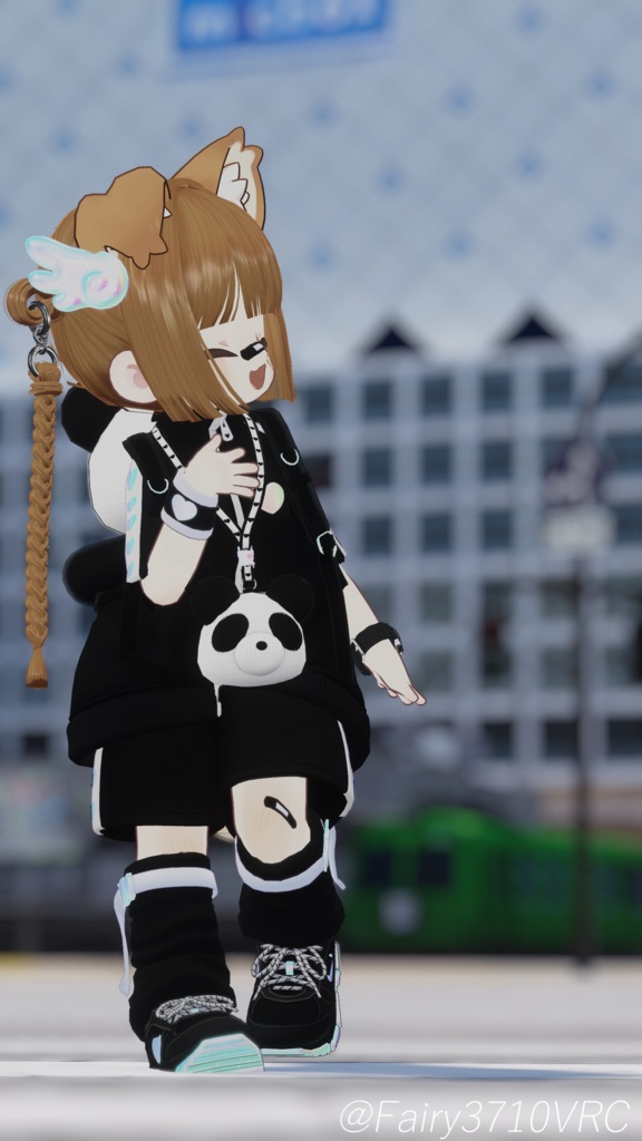 【18アバター対応】Twin♡Ring♡Tail 【VRChat想定】