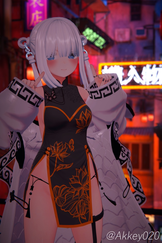 【18アバター対応】Twin♡Ring♡Tail 【VRChat想定】