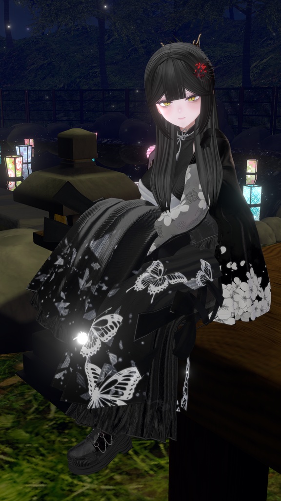 【15アバター以上対応】✩₊˚.⋆ButterflyཐིཋྀFlow⋆⁺₊✧【VRChat想定】
