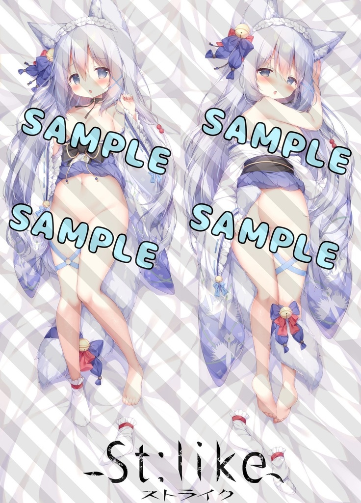 【桃豆こまもち先生】白鷺みとちゃん 抱き枕カバー【オンデマンド生産】
