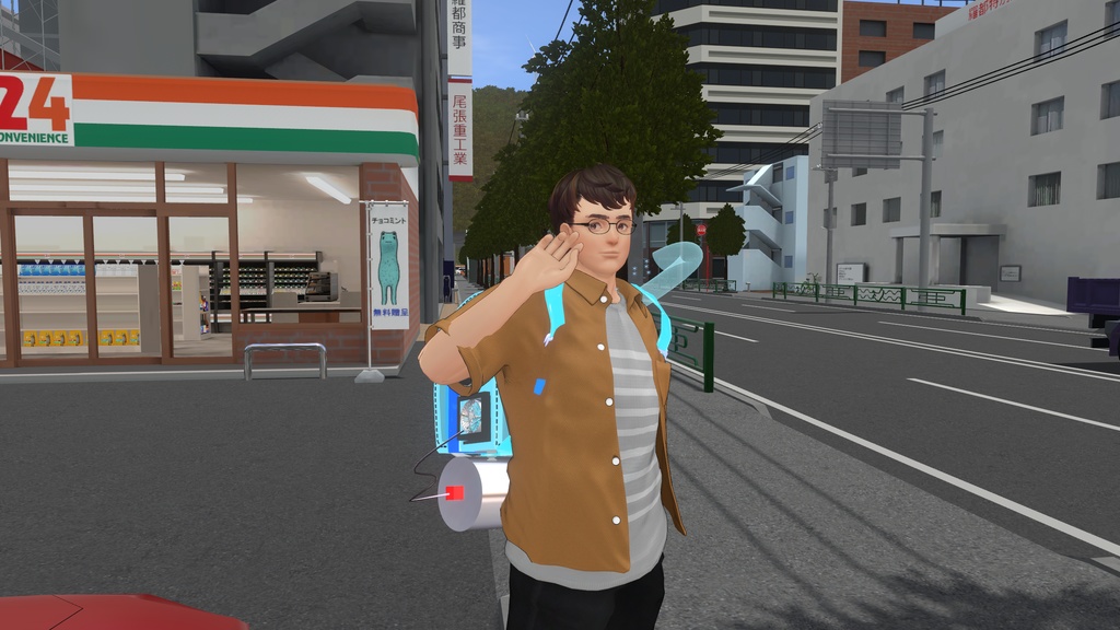 (無料)「背負うスポットクーラー」アニメーション付き