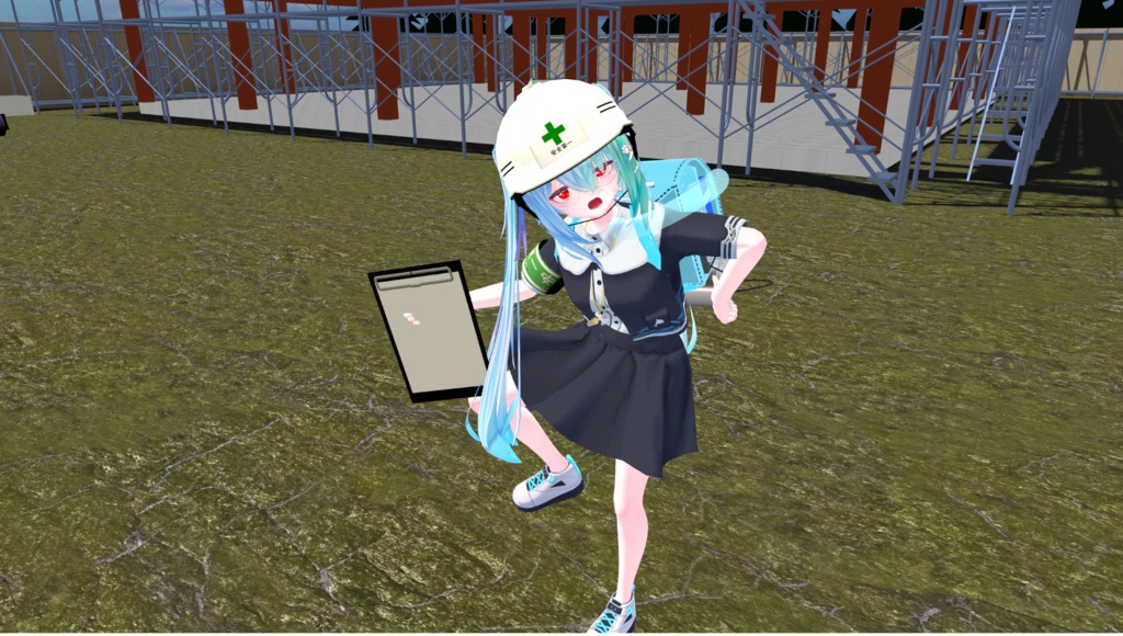 (無料)「背負うスポットクーラー」アニメーション付き