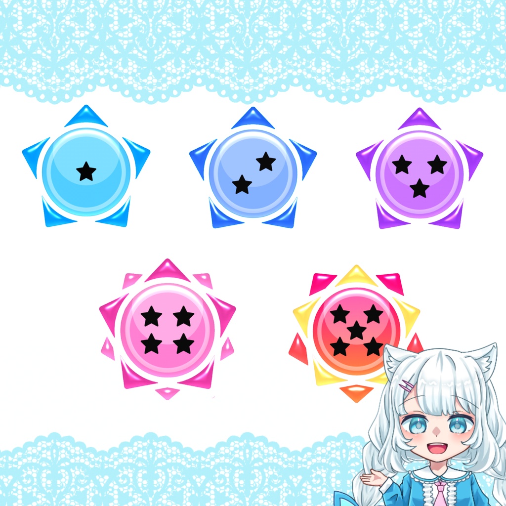 ぷくぷくバッジ