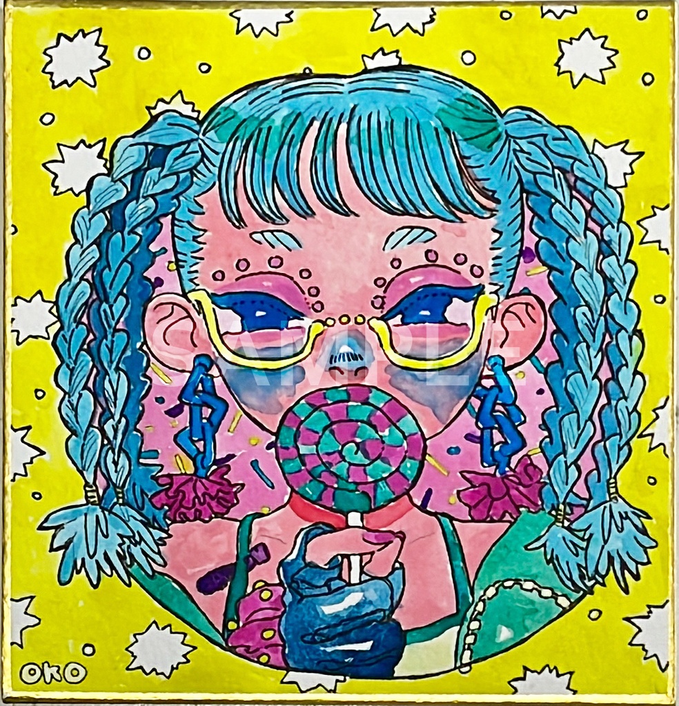 色紙原画「CANDY」