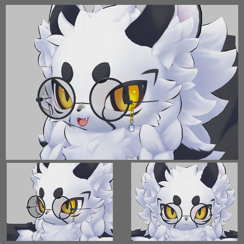 【ちびとら対応】メガネ