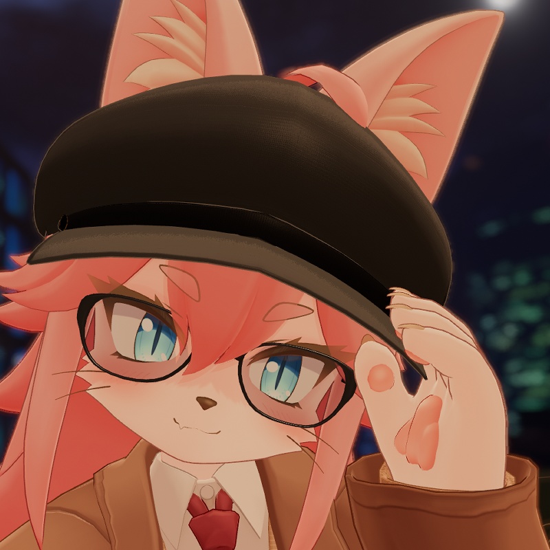 【無料】メガネ&キャスケット 酒井シホ用