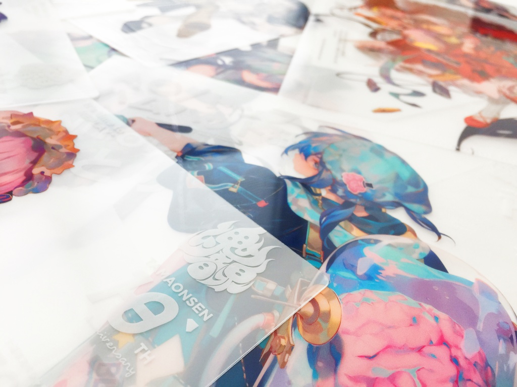 魂音泉10周年記念クリアファイルコレクション(11枚入り)