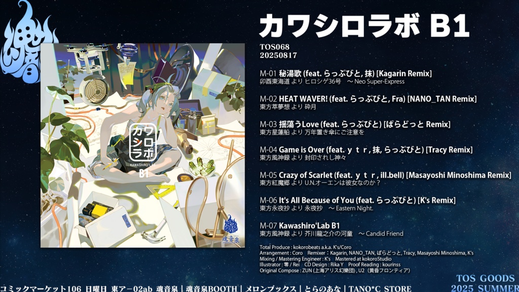 【新譜セット】カワシロラボ B1