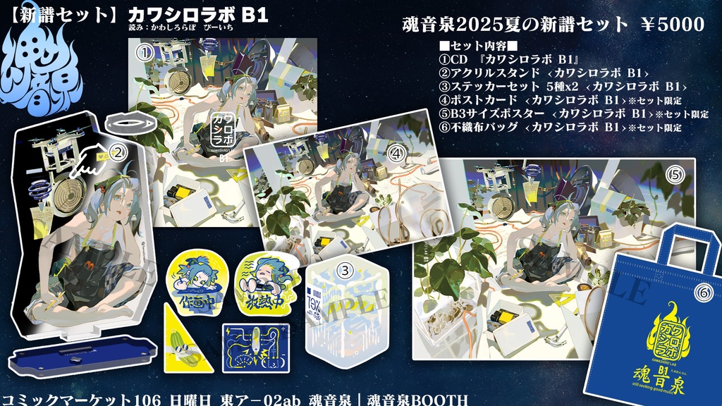 【新譜セット】カワシロラボ B1