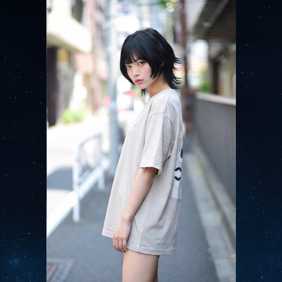 TOS BEST 7 TEE / WHT