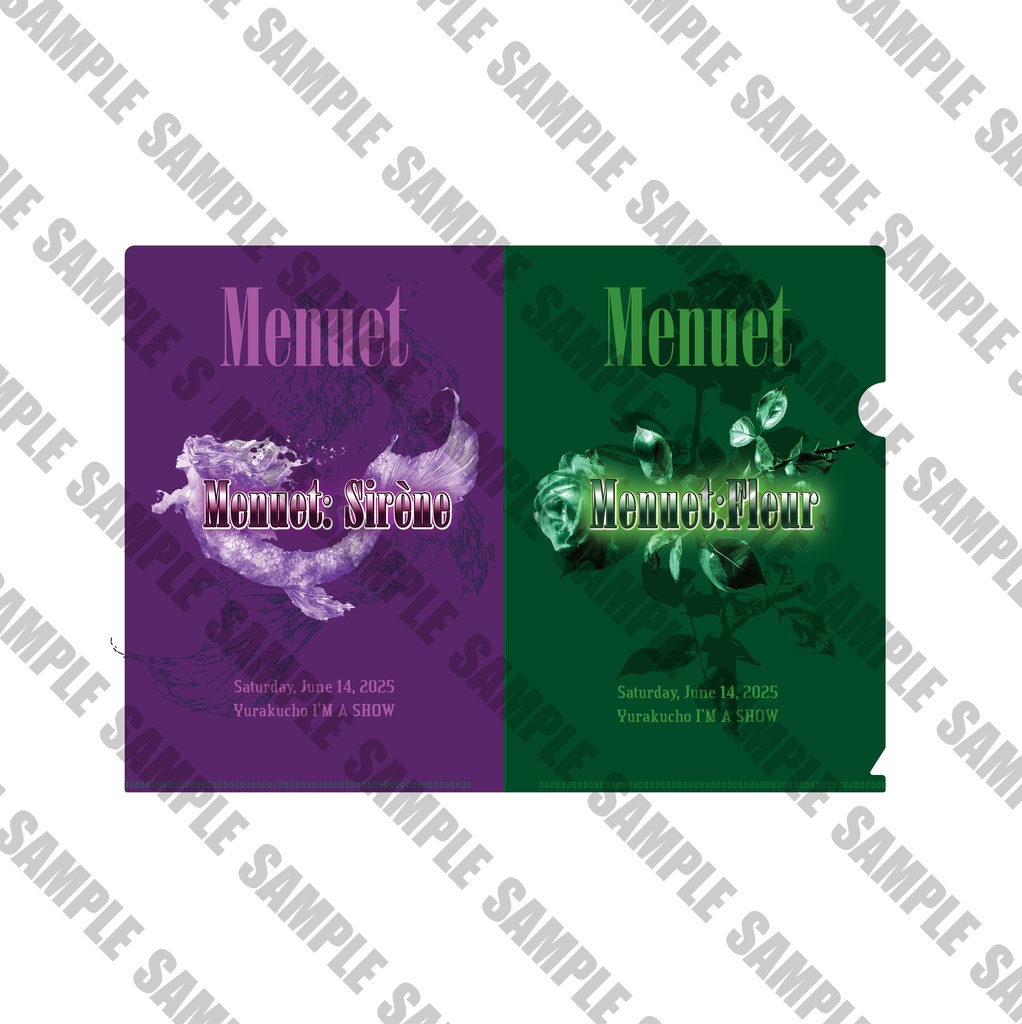 【Menuet】Menuetクリアファイル