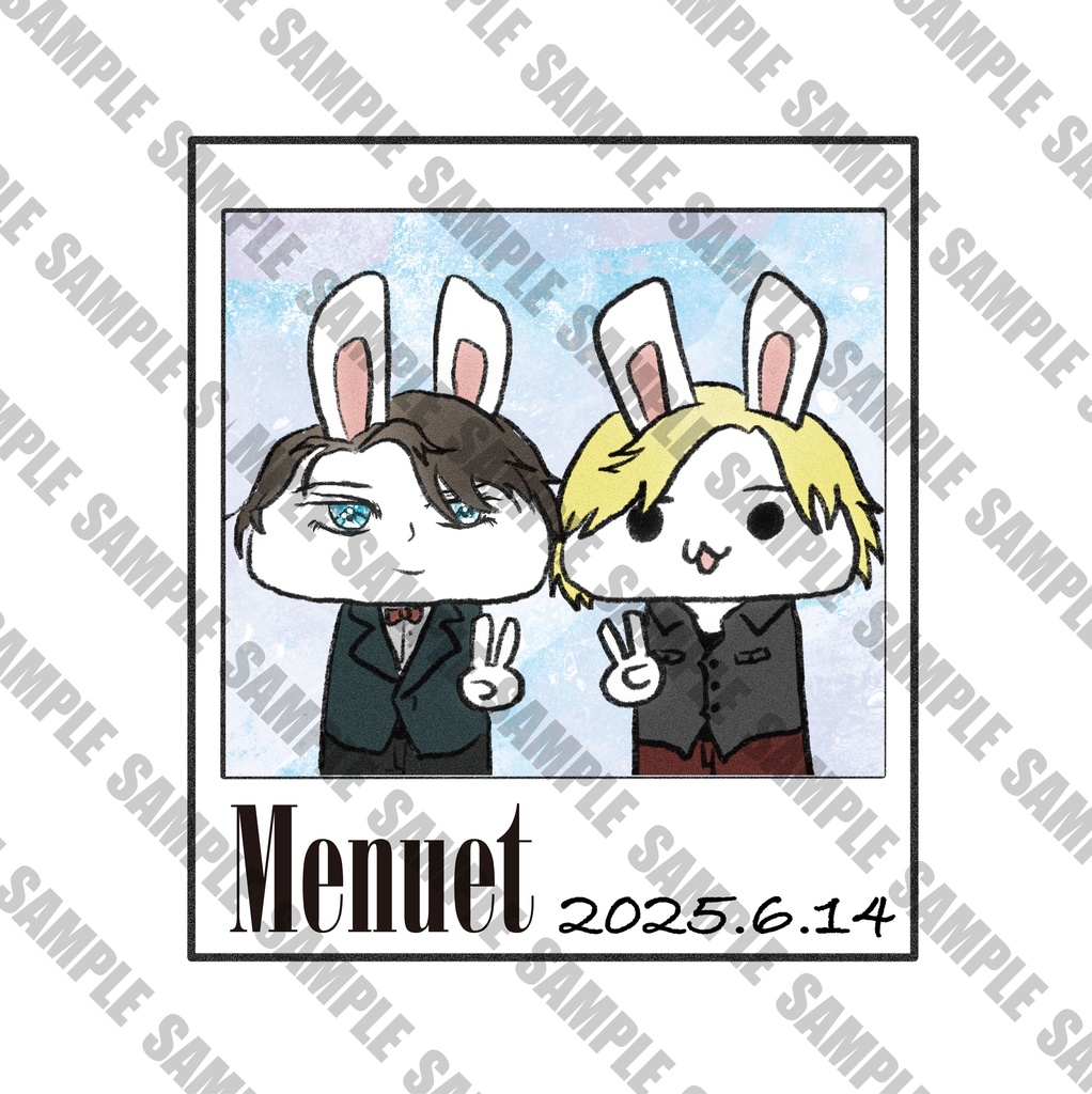 【Menuet】2ショットステッカー
