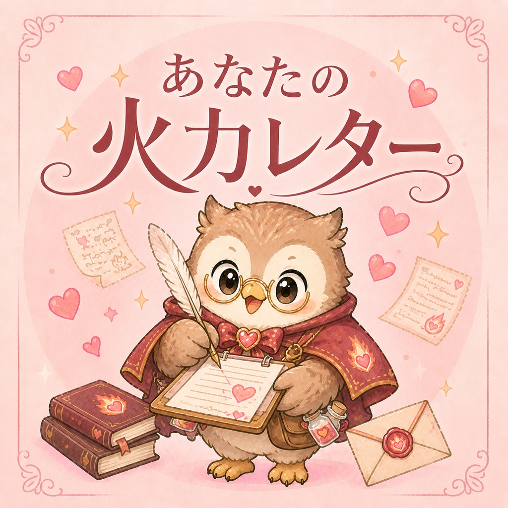 あなたの火力レター（モニター先着3名 ¥4,980）｜中の人🦉が一人ひとりに書く個別フィードバック