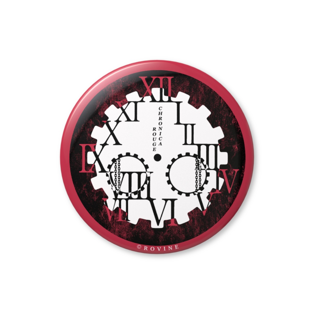 ジャケット缶バッジ「CHRONICA ROUGE」