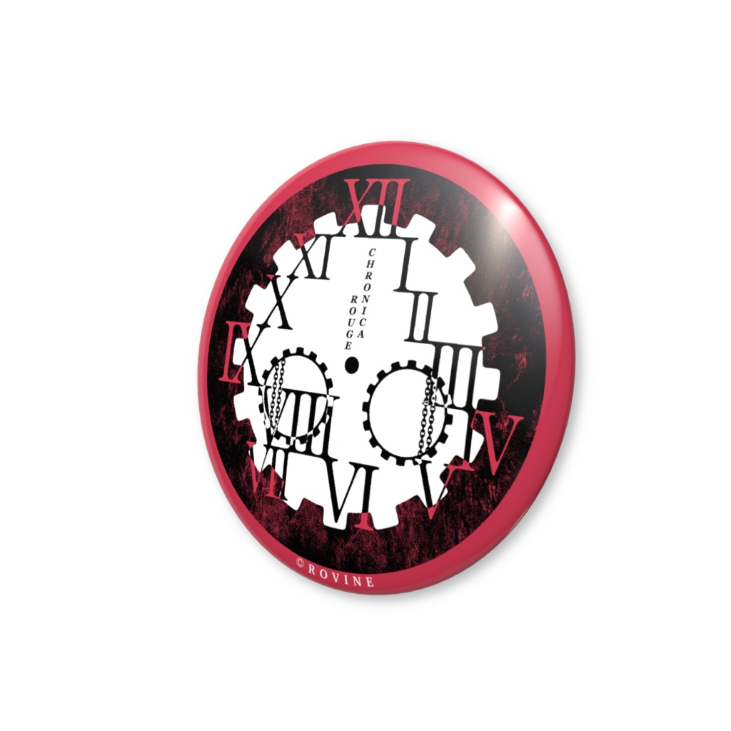 ジャケット缶バッジ「CHRONICA ROUGE」