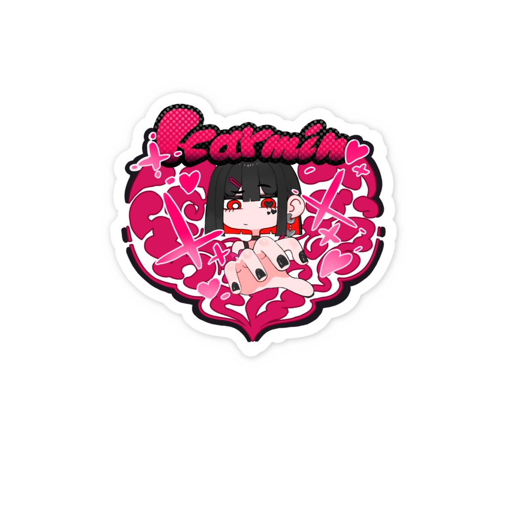 KarminLOVELYステッカー