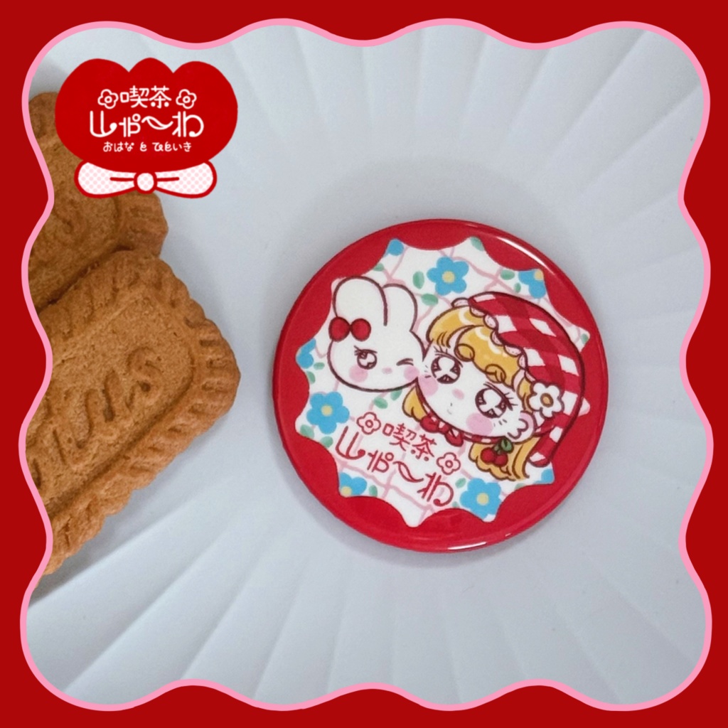 缶バッジミラー