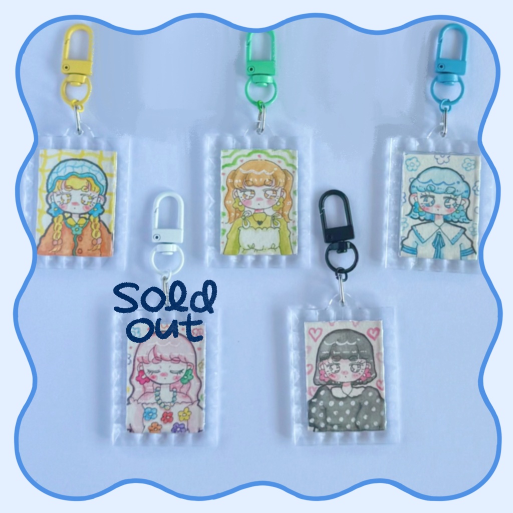 NEW 原画キーホルダー