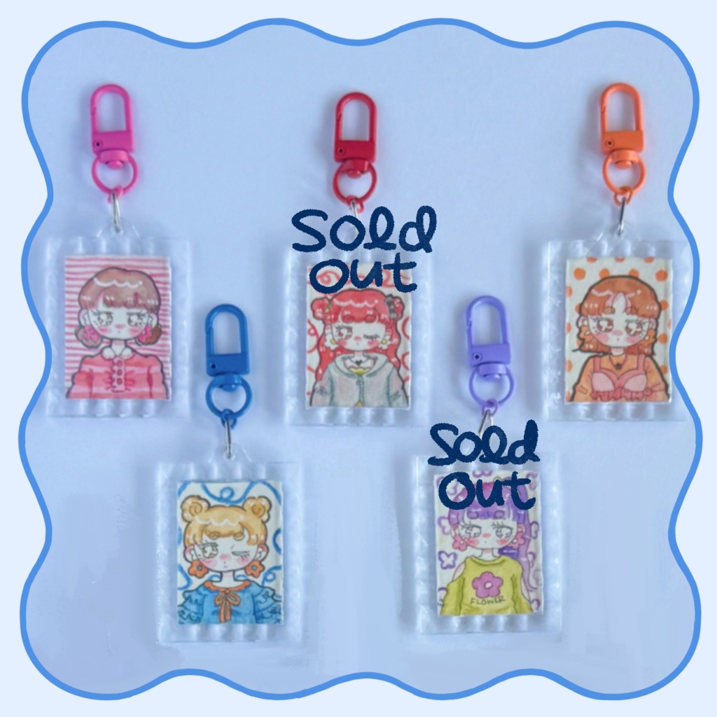 NEW 原画キーホルダー