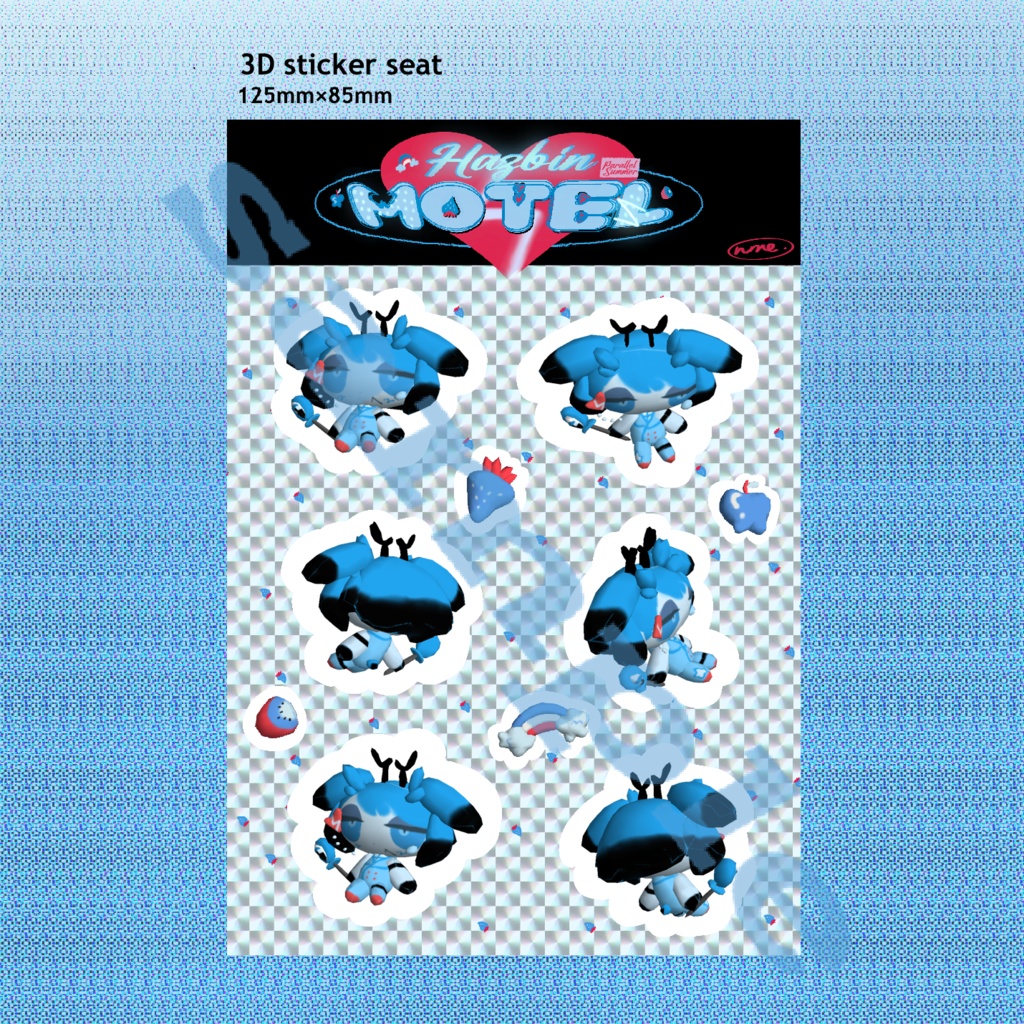 3D sticker seat