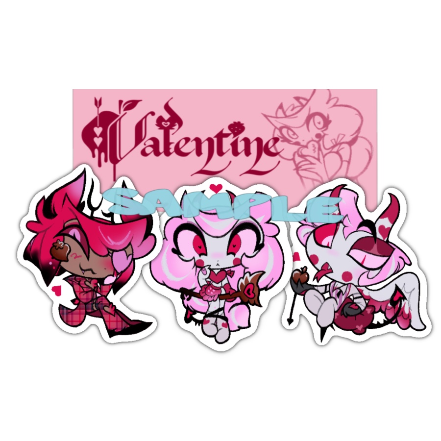 ValentineAcrylicKeyring🍫