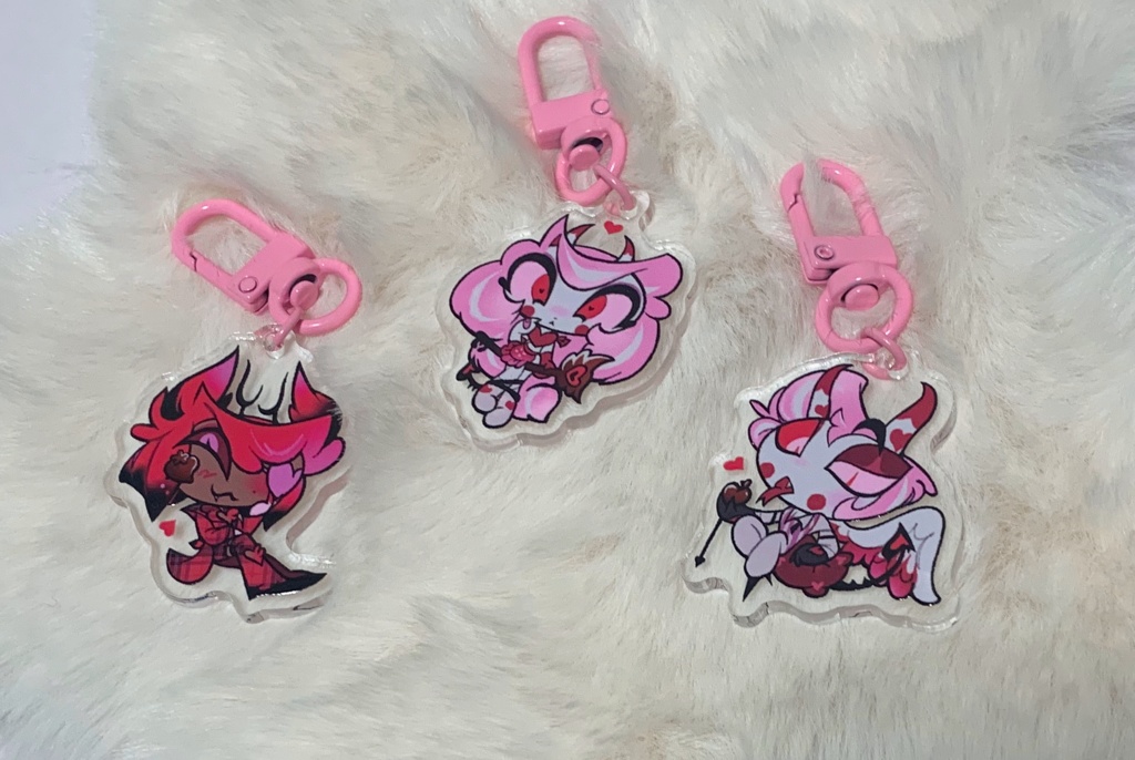 ValentineAcrylicKeyring🍫