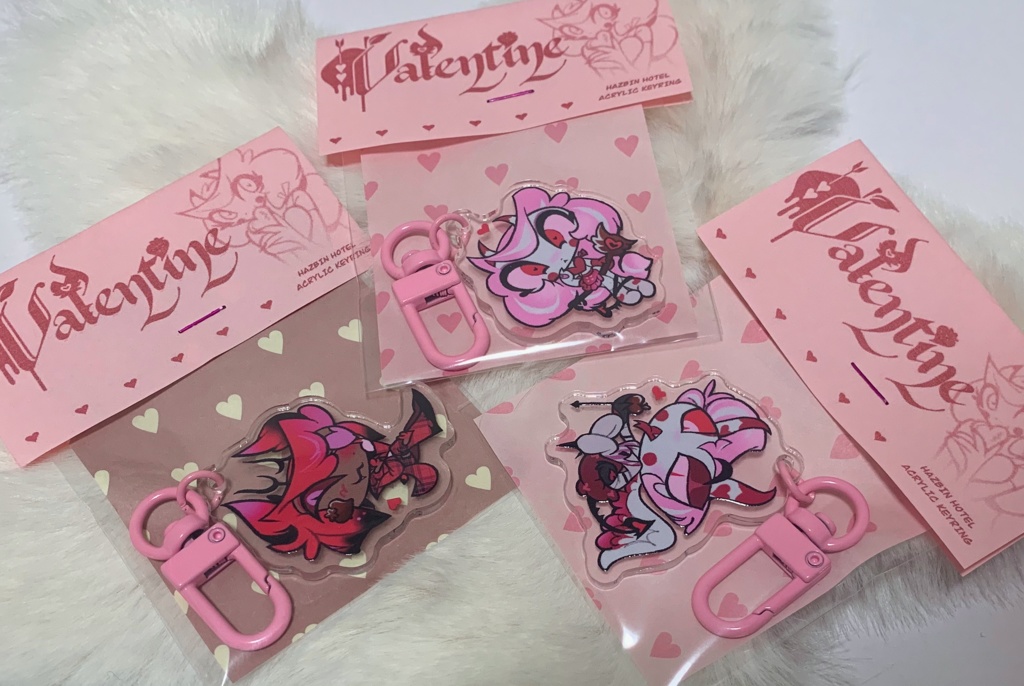 ValentineAcrylicKeyring🍫