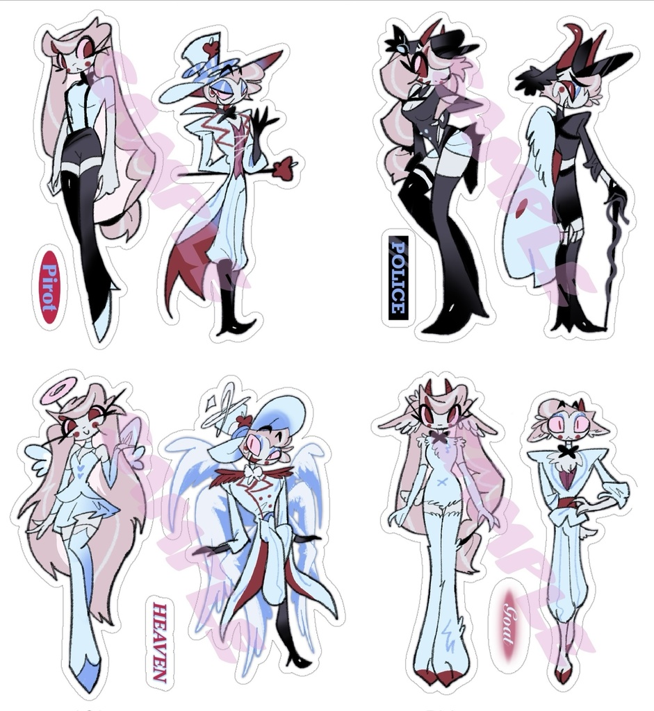 🪽Plumage sticker set🪽