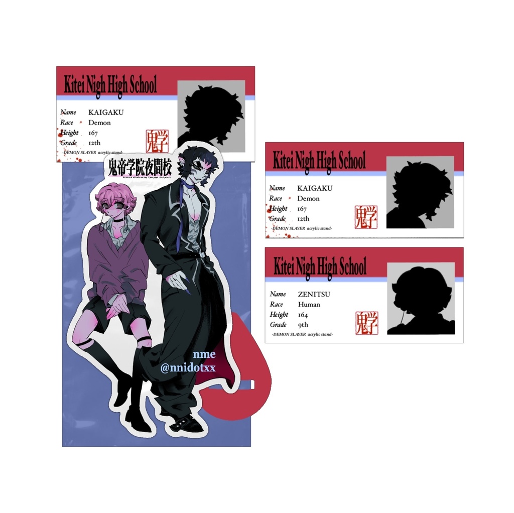 鬼帝学院 acrylic stand