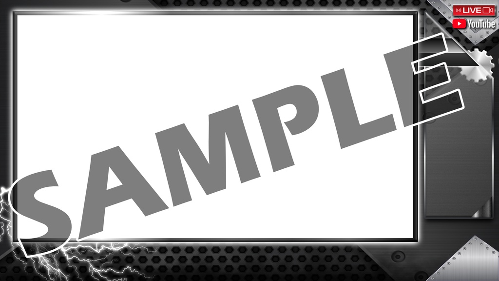 【無料】ゲーム実況・ LIVE配信用フレーム素材【Apex Legend他】