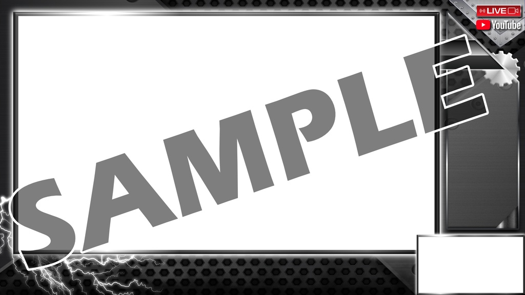 【無料】ゲーム実況・ LIVE配信用フレーム素材【Apex Legend他】