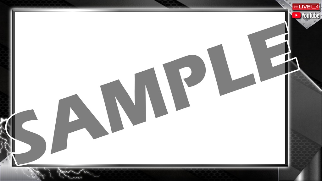 【無料】ゲーム実況・ LIVE配信用フレーム素材【Apex Legend他】