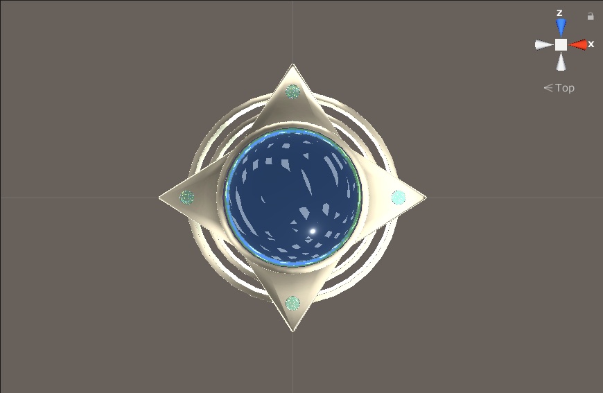 十字星のペンダント