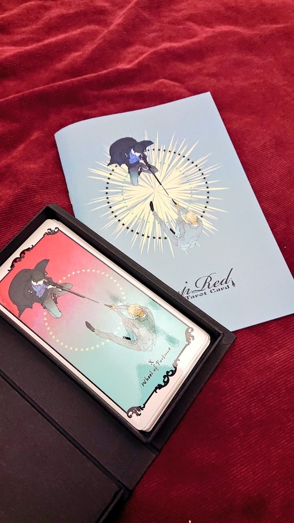 Drop Red tarot card