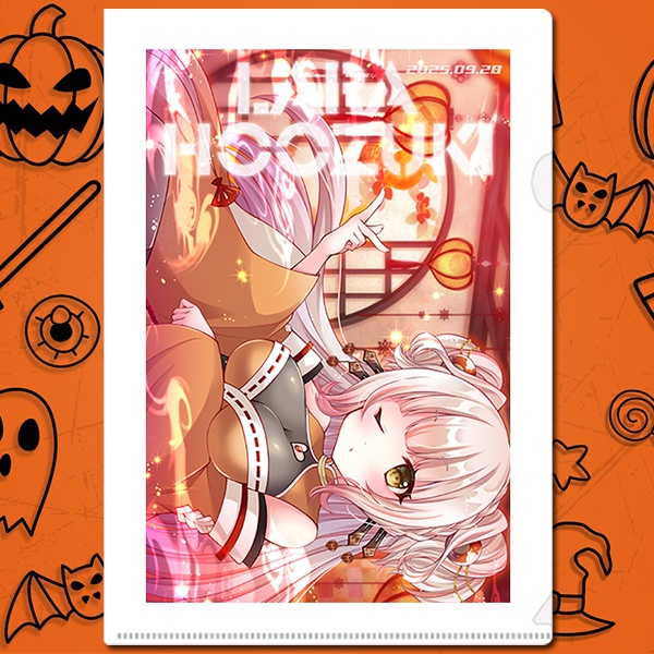 【受注生産】Vtuber鬼灯らら　2025年生誕祭限定　クリアファイルver.01
