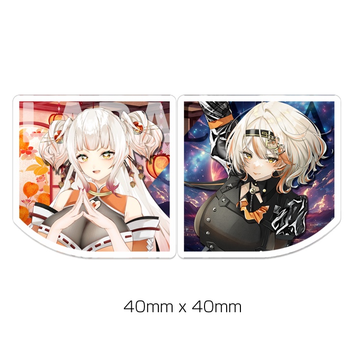 VTuber鬼灯らら 選べるアクリルマグネット