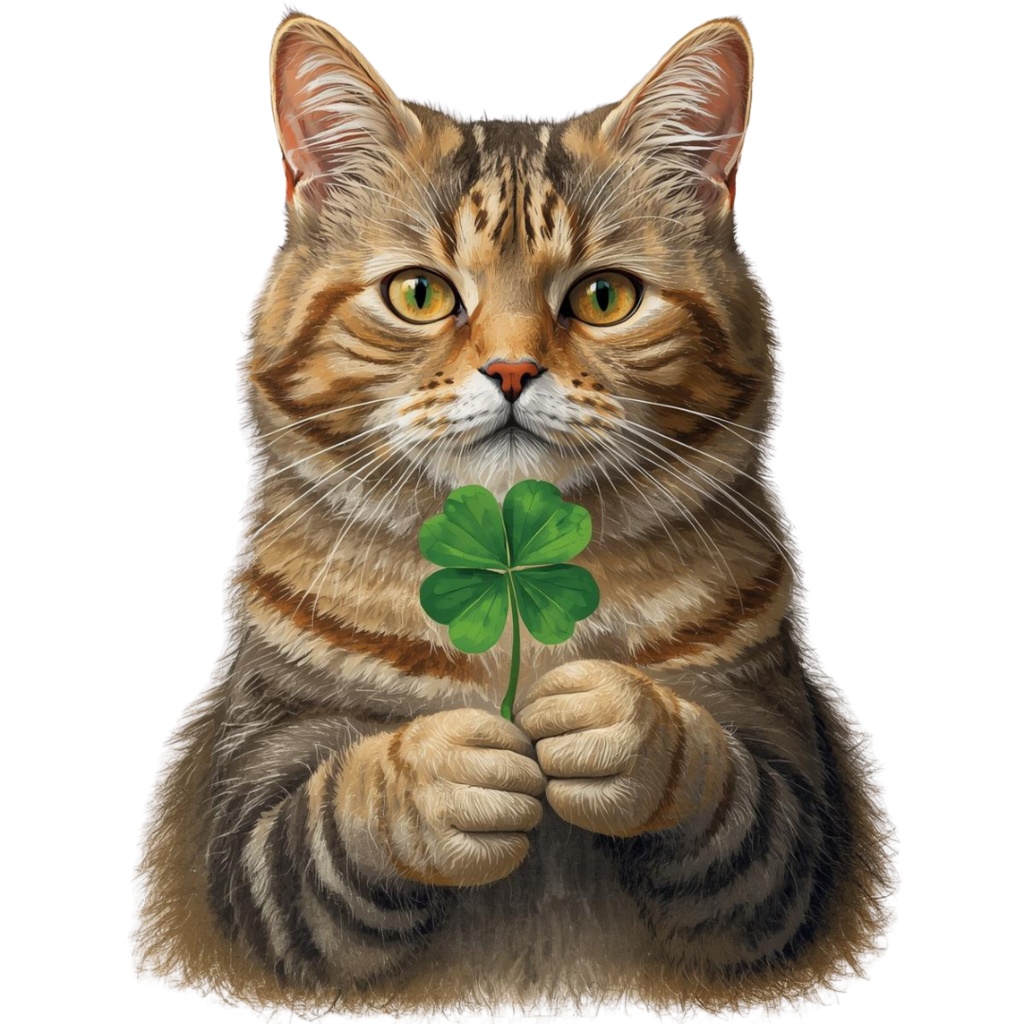 【Catシリーズ】色鉛筆画風-猫と花の癒しクリップアート20点セット│PNG背景透過