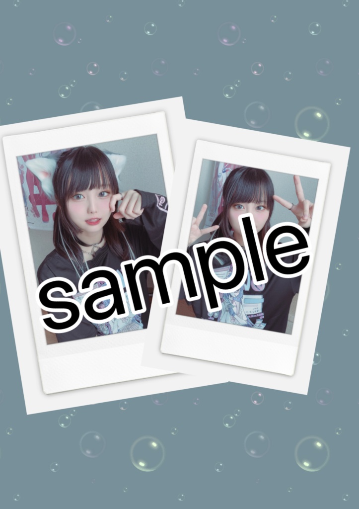 ぷおぷお インスタ告知チェキ