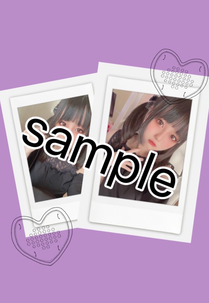 ぷおぷお インスタ告知チェキ