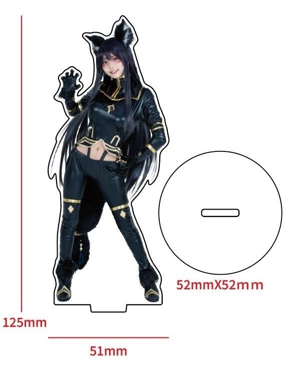 C107 陰実 デルタ アクリルスタンド