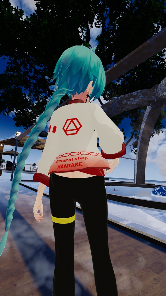 【スキニング済み衣装】チューブトップコーデ