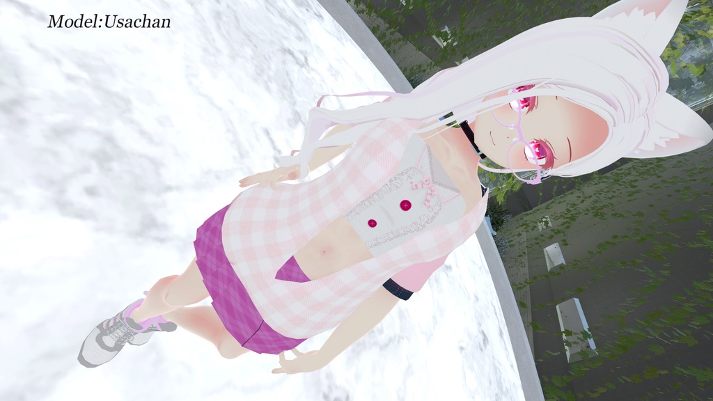 【スキニング済み衣装】パステルサマーコーデ