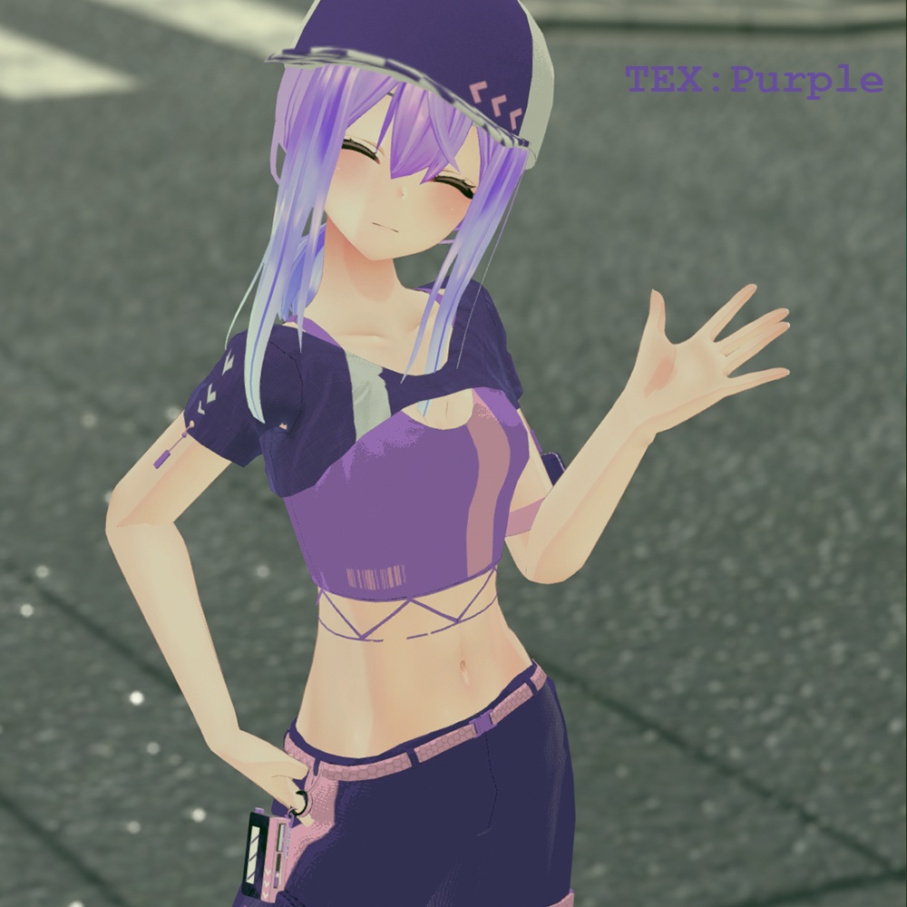 【スキニング済み衣装】スポーツウェア