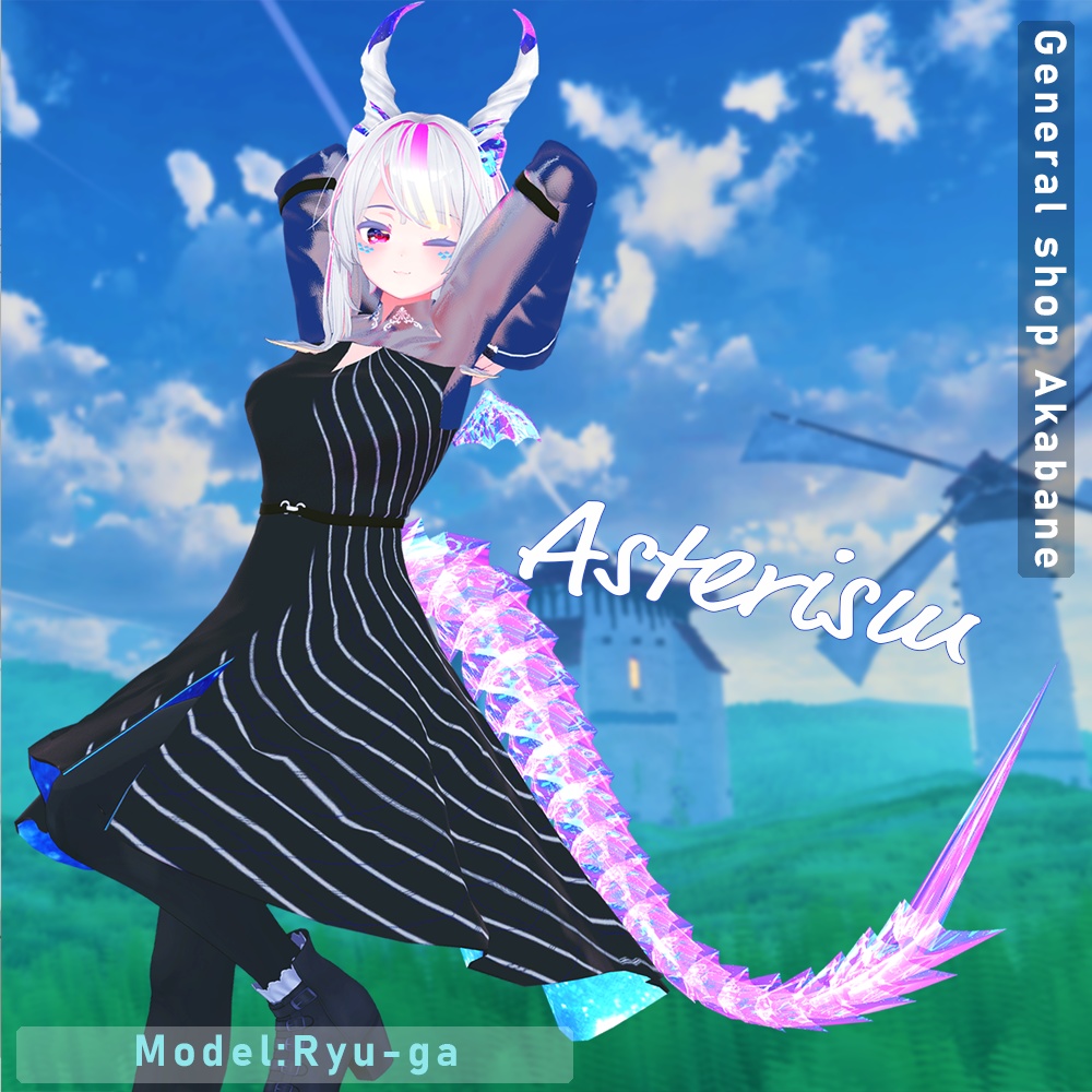 【桔梗対応】ツートンカラー×ミモレ丈ワンピース 【-Asterism アステリズム -】